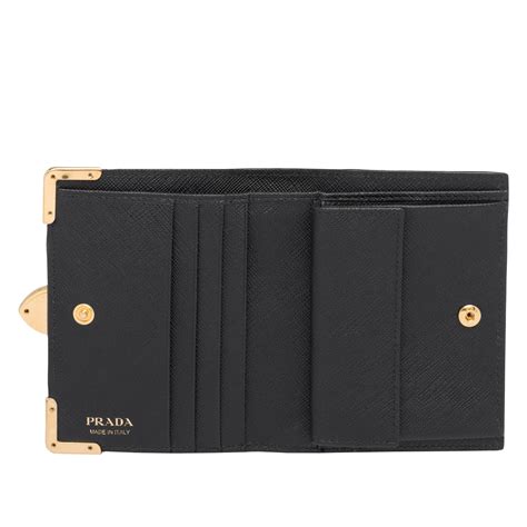 prada cahier saffiano wallet.